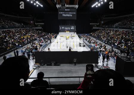 Tokio, Japan. November 2024. Allgemeine Ansicht Skateboarding : 2024 SLS CHAMPIONSHIP TOUR - TOKIO in der Ariake Arena in Tokio, Japan. Quelle: AFLO SPORT/Alamy Live News Stockfoto