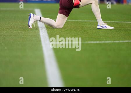 München, Deutschland. November 2024. Manuel NEUER, Torhüter FCB 1 beim warm-up in der Liga Phase MD5 Spiel FC BAYERN MÜNCHEN - PARIS SG 1-0 Fußball UEFA Champions League in der Saison 2024/2025 in München, 26. November 2024, FCB, 5. Spieltag, München Fotograf: ddp Images/STAR-Images Credit: ddp Media GmbH/Alamy Live News Stockfoto