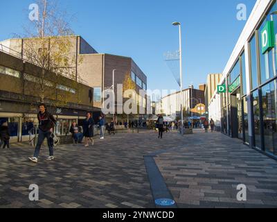 Stadtzentrum von Barnsley, November 2024 Stockfoto