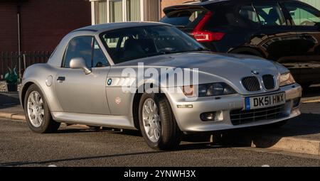 Z3, BMW, bayerischer Automobilhersteller, Roadster, 3Ltr., 2 Sitzer, 2 Türen, Baujahr 2001, gebaut in Amerika, South Carolina, Werk, Spartanburg. Stockfoto