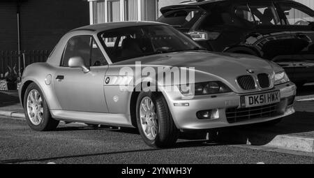 Z3, BMW, bayerischer Automobilhersteller, Roadster, 3Ltr., 2 Sitzer, 2 Türen, Baujahr 2001, gebaut in Amerika, South Carolina, Werk, Spartanburg. Stockfoto