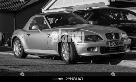 Z3, BMW, bayerischer Automobilhersteller, Roadster, 3Ltr., 2 Sitzer, 2 Türen, Baujahr 2001, gebaut in Amerika, South Carolina, Werk, Spartanburg. Stockfoto