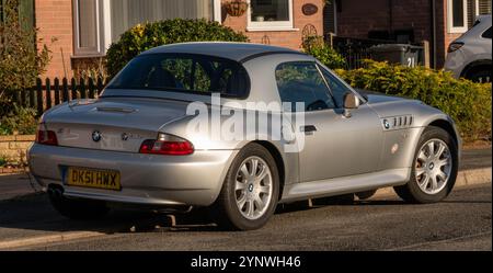 Z3, BMW, bayerischer Automobilhersteller, Roadster, 3Ltr., 2 Sitzer, 2 Türen, Baujahr 2001, gebaut in Amerika, South Carolina, Werk, Spartanburg. Stockfoto