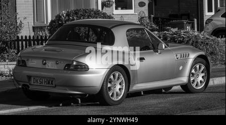 Z3, BMW, bayerischer Automobilhersteller, Roadster, 3Ltr., 2 Sitzer, 2 Türen, Baujahr 2001, gebaut in Amerika, South Carolina, Werk, Spartanburg. Stockfoto