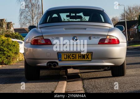 Z3, BMW, bayerischer Automobilhersteller, Roadster, 3Ltr., 2 Sitzer, 2 Türen, Baujahr 2001, gebaut in Amerika, South Carolina, Werk, Spartanburg. Stockfoto