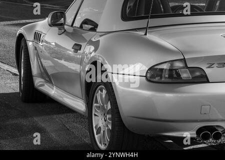Z3, BMW, bayerischer Automobilhersteller, Roadster, 3Ltr., 2 Sitzer, 2 Türen, Baujahr 2001, gebaut in Amerika, South Carolina, Werk, Spartanburg. Stockfoto