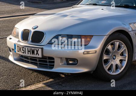 Z3, BMW, bayerischer Automobilhersteller, Roadster, 3Ltr., 2 Sitzer, 2 Türen, Baujahr 2001, gebaut in Amerika, South Carolina, Werk, Spartanburg. Stockfoto