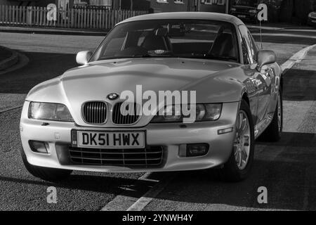 Z3, BMW, bayerischer Automobilhersteller, Roadster, 3Ltr., 2 Sitzer, 2 Türen, Baujahr 2001, gebaut in Amerika, South Carolina, Werk, Spartanburg. Stockfoto