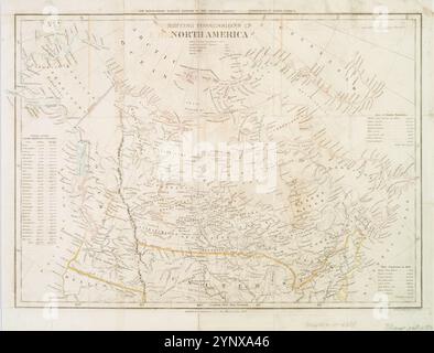 Britische Besitzungen in Nordamerika 1836 von Martin, Robert Montgomery, 1803?-1868 Stockfoto