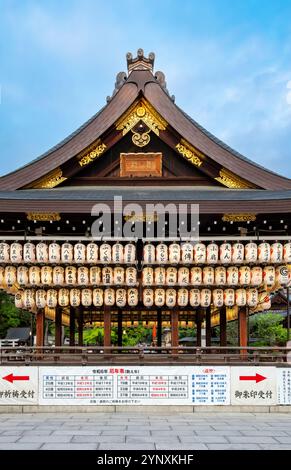 Bühne des Yasaka-Schreins, Bezirk Gion, Kyoto, Japan Stockfoto