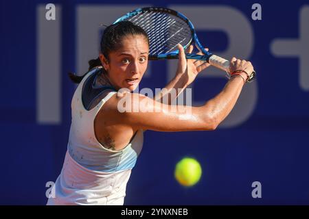 Buenos Aires (26. November 2024). Jazmin Ortenzi (Argentinien) spielte bei den WTA 125 Argentina Open 2024. Quelle: Mariano Garcia/Alamy Live News Stockfoto