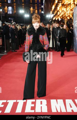 Nicola Roberts besuchte die europäische Premiere von Better man im Odeon Luxe, Leicester Square, London. Bilddatum: Mittwoch, 27. November 2024. Stockfoto