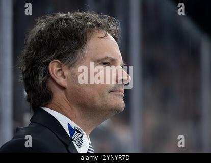 Tim Kehler (Co-Trainer, Schwenninger Wild Wings) / Porträt / Porträt. GER, EHC Red Bull München vs. Schwenninger Wild Wings, Eishockey, DEL, 20. Spieltag, Saison 2024/2025, 26.11.2024. Foto: Eibner-Pressefoto/Heike Feiner Stockfoto