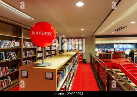 Boston Public Library, Modern Part, Johnson Building Boston, Massachusetts, USA Stockfoto