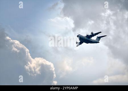 Berlin, Brandenburg/Deutschland - 7. Juni 2024: ILA-Flugschau mit Airbus A400M Military Cargo Stockfoto