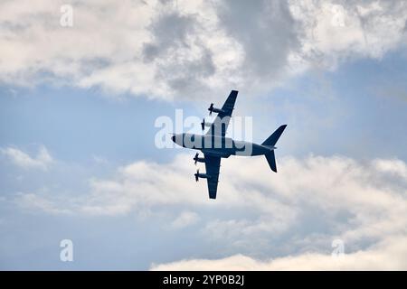 Berlin, Brandenburg/Deutschland - 7. Juni 2024: ILA-Flugschau mit Airbus A400M Military Cargo Stockfoto