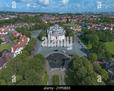 Luftaufnahme der Lady Lever Art Gallery, Port Sunlight, Merseyside, Großbritannien. Stockfoto
