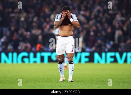 Birmingham, Großbritannien. November 2024. Während des Spiels Aston Villa FC gegen Juventus FC UEFA Champions League Runde 1 in Villa Park, Birmingham, England, Großbritannien am 27. November 2024 Credit: Every Second Media/Alamy Live News Stockfoto