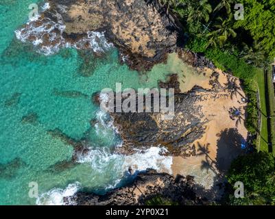 Makena Cove, Secret Beach, Makena, Maui, Hawaii Stockfoto