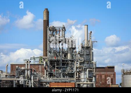 26.08.2024, Deutschland, Nordrhein-Westfalen, Oberhausen - Air Liquide, Wasserstoffproduktion im Chemiepark OQ Chemicals. POCKENPFLANZE (partielle Oxida Stockfoto