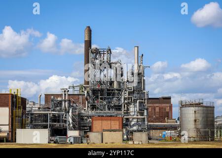 26.08.2024, Deutschland, Nordrhein-Westfalen, Oberhausen - Air Liquide, Wasserstoffproduktion im Chemiepark OQ Chemicals. POCKENPFLANZE (partielle Oxida Stockfoto