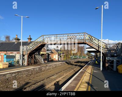 Maghull Station Gewinner des besten Bahnhofs Englands Stockfoto