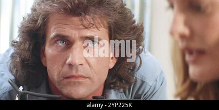 DER Film „LETHAL WEAPON 3 1992 Warner Bros.“ mit Mel Gibson und Rene Russo Stockfoto