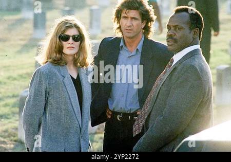 1992 Warner Bros.-Film mit Rene Russo, Mel Gibson und Danny Glover Stockfoto