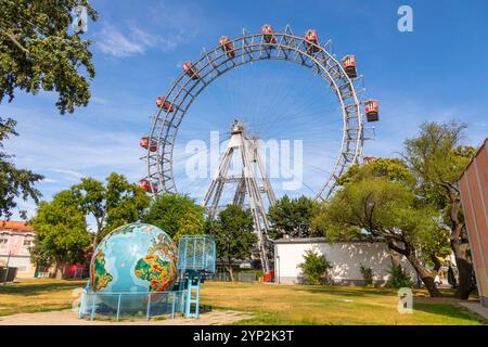 Riesenrad, Riesenrad, Prater, Wien, Österreich, Europa Stockfoto