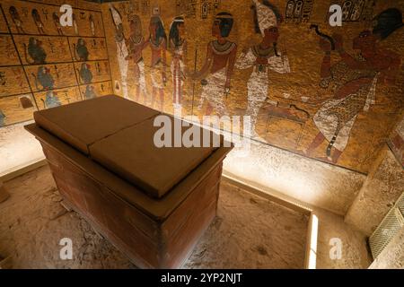 Grab von Tutanchamun (König tut), Tal der Könige, UNESCO-Weltkulturerbe, Theben, Luxor, Ägypten, Nordafrika, Afrika Stockfoto