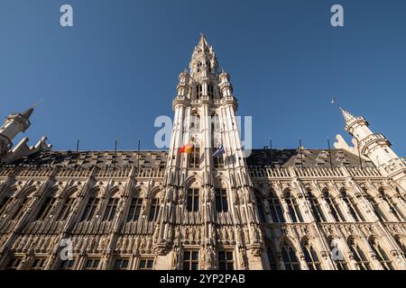 Grand-Place, UNESCO-Weltkulturerbe, Brüssel, Belgien Stockfoto
