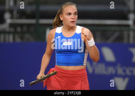 Buenos Aires (27. November 2024). Sara Bejlek (Tschechische Republik) spielte bei den WTA 125 Argentina Open 2024. Quelle: Mariano Garcia/Alamy Live News Stockfoto