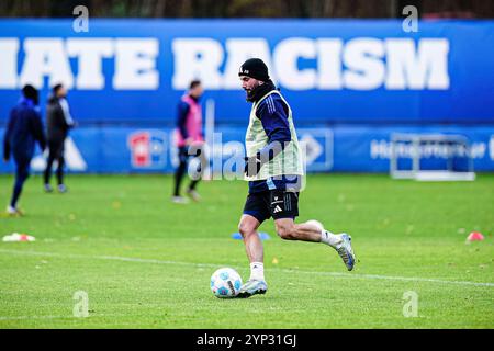 Hamburg, Deutschland. November 2024. Marco Richter (Hamburger SV, #20) GER, Training Hamburger SV, Fussball, 2. Bundesliga, Saison 2024/2025, 28.11.2024 Foto: Eibner-Pressefoto/Marcel von Fehrn Credit: dpa/Alamy Live News Stockfoto