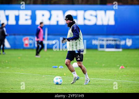 Hamburg, Deutschland. November 2024. Marco Richter (Hamburger SV, #20) GER, Training Hamburger SV, Fussball, 2. Bundesliga, Saison 2024/2025, 28.11.2024 Foto: Eibner-Pressefoto/Marcel von Fehrn Credit: dpa/Alamy Live News Stockfoto