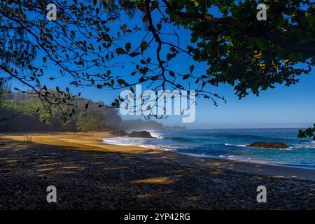 Lumahai Beach, Hanalei, Kauai, Hawaii Stockfoto