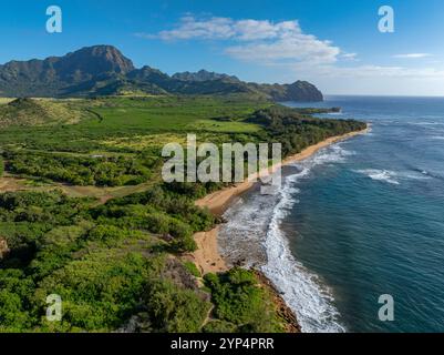 Mahaulepu Beach, Gillin's Beach, Kawailoa Bay, Poipu, Kauai, Hawaii Stockfoto