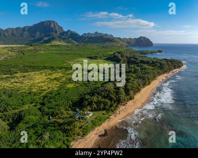 Mahaulepu Beach, Gillin's Beach, Kawailoa Bay, Poipu, Kauai, Hawaii Stockfoto