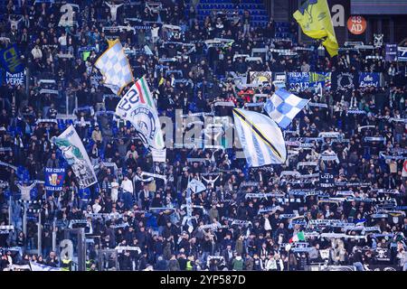 Roma, Latium, ITALIEN. November 2024. 28/11/2024 Roma, Stadio Olimpico, incontro di calcio valevole per l' Europa League 2024/24 tra SS Latium vs Ludogorets . Foto: (Foto: © Fabio Sasso/ZUMA Press Wire) NUR REDAKTIONELLE VERWENDUNG! Nicht für kommerzielle ZWECKE! Stockfoto