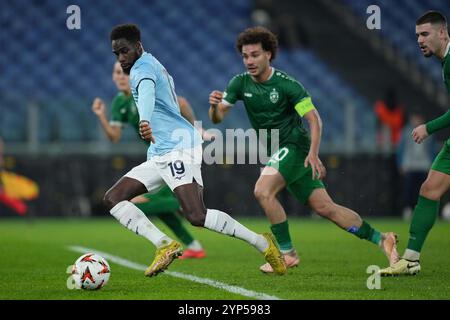 Roma, Italien. November 2024. Lazios Boulaye Dia während der UEFA Europa League Einzelgruppe zwischen Lazio und Ludogorets im Olympiastadion in Rom, Italien - Donnerstag, den 28. November 2024 - Sport Soccer (Foto: Alfredo Falcone/LaPresse) Credit: LaPresse/Alamy Live News Stockfoto