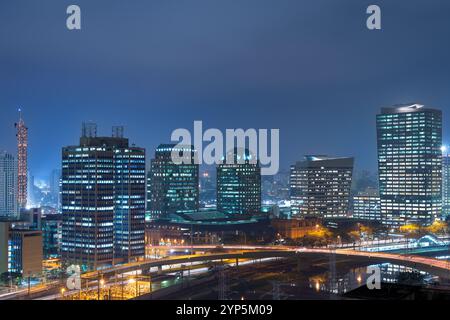 Skyline von Bürogebäuden in Sao Paulo, Brasilien Stockfoto