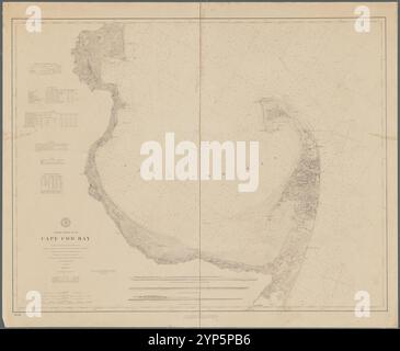 Küstenkarte Nr. 10 Cape Cod Bay 1885 von Eakin, C. M. (Konstante M.) Stockfoto