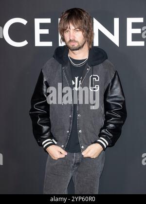 Seoul, Südkorea. November 2024. Die Tame Impala Band Kevin Paker nimmt am 28. November 2024 an einem Fotobesuch für die Celine Cheongdam Flaggschiff Open Event in Seoul, Südkorea, Teil. (Foto: Lee Young-HO/SIPA USA) Credit: SIPA USA/Alamy Live News Stockfoto