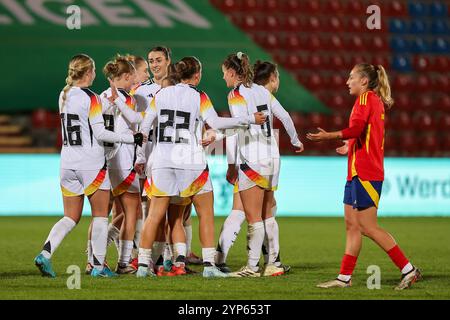 Torjubel zum Tor zum 2:0 durch Sophie Weidauer (Deutschland, #19), GER, Deutschland vs. Spanien, Fussball, Laenderspiel, Laenderspielrunde, Spielzeit 2024/2025, 28.11.2024 Foto: Eibner-Pressefoto/Jenni Maul Stockfoto