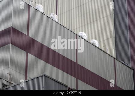 Stillgelegtes Kohlekraftwerk in deutschland Stockfoto