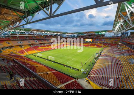 Brisbane, Australien. November 2024. Brisbane, Australien, 28. November 2024: Allgemeiner Blick ins Stadion vor dem Freundschaftsspiel zwischen den CommBank Matildas und den brasilianischen Frauen im Suncorp Stadium in Brisbane, Australien Matthew Starling (Promediapix/SPP) Credit: SPP Sport Press Photo. /Alamy Live News Stockfoto