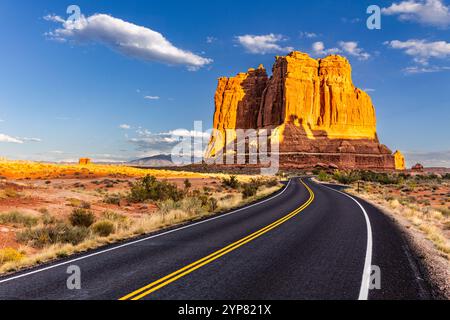 Die Orgel Im Arches National Park, Utah. Stockfoto