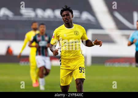 Dudu beim Spiel der Liga Portugal zwischen den Teams von CF Estrela Amadora und CD Nacional im Estadio Jose Gomes (Maciej Rogowski) Stockfoto