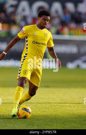 Nigel Thomas beim Spiel der Liga Portugal zwischen den Teams von CF Estrela Amadora und CD Nacional im Estadio Jose Gomes (Maciej Rogowski) Stockfoto