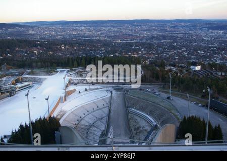 Holmenkollbakken Skisprung - Oslo - Norwegen Stockfoto