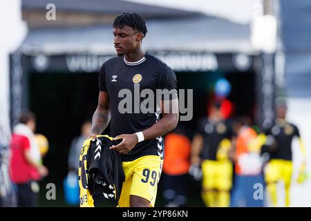 Dudu beim Spiel der Liga Portugal zwischen den Teams von CF Estrela Amadora und CD Nacional im Estadio Jose Gomes (Maciej Rogowski) Stockfoto